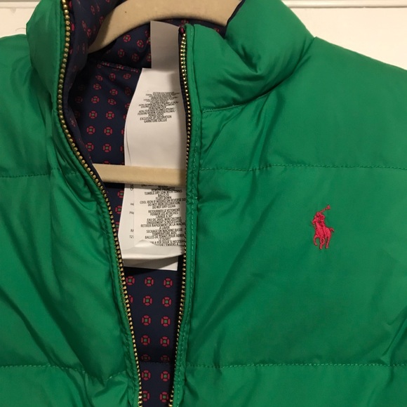 Polo Ralph Lauren reversable vest size L 12/14 new without tag - Picture 2 of 9